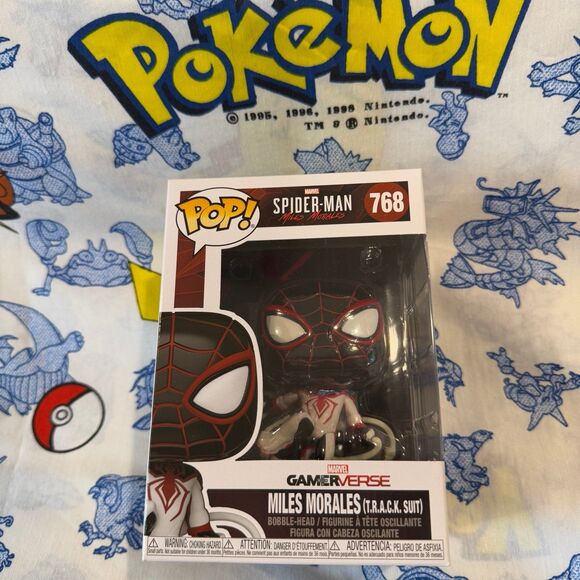 Funko Pop! Games: Marvel’s Spider-Man: Miles Morales in Track Suit #768 - Picture 1 of 6
